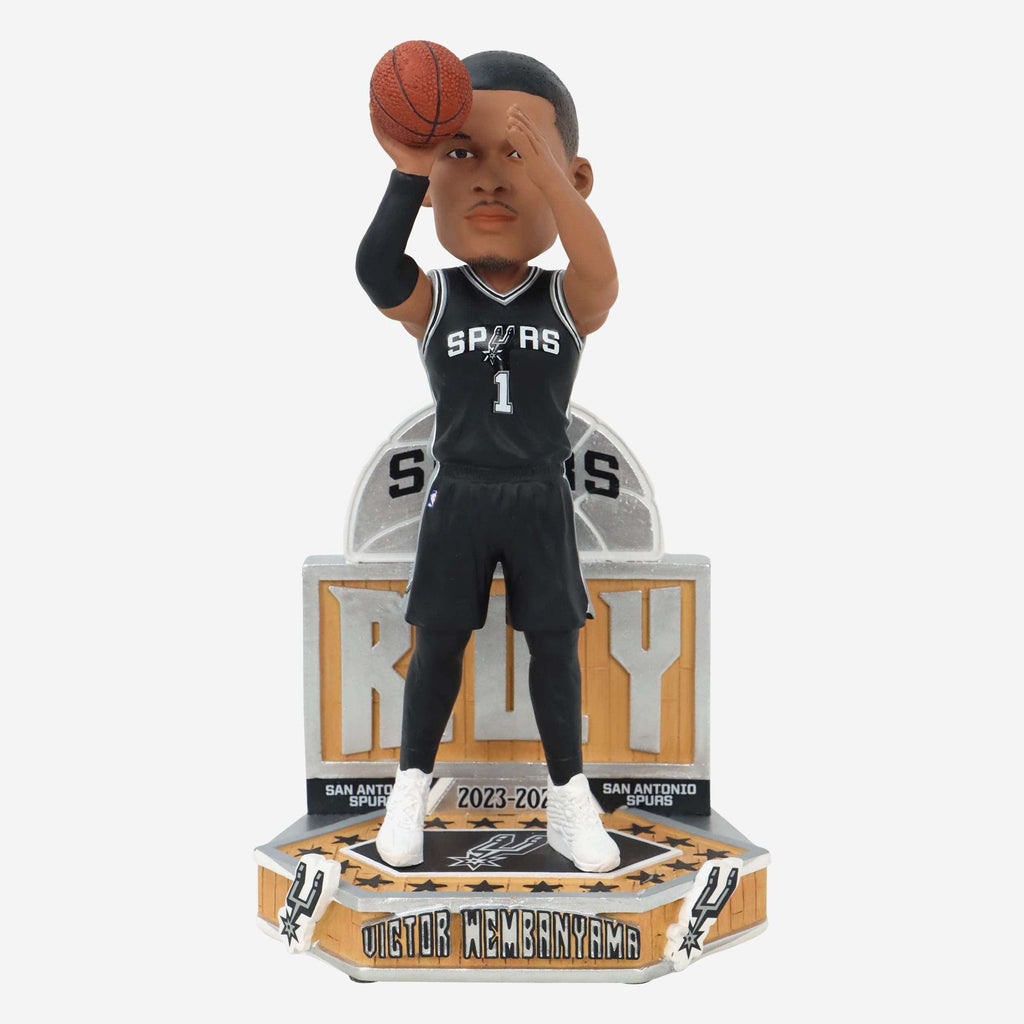Victor Wembanyama San Anotonio Spurs 2024 Rookie of the Year Bobblehead FOCO - FOCO.com