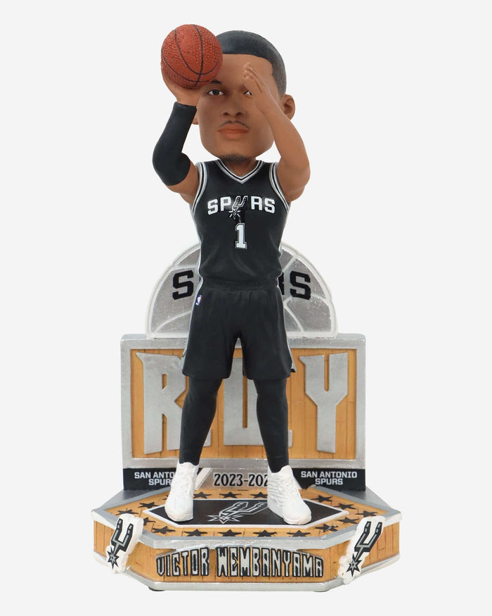 Victor Wembanyama San Anotonio Spurs 2024 Rookie of the Year Bobblehead FOCO - FOCO.com