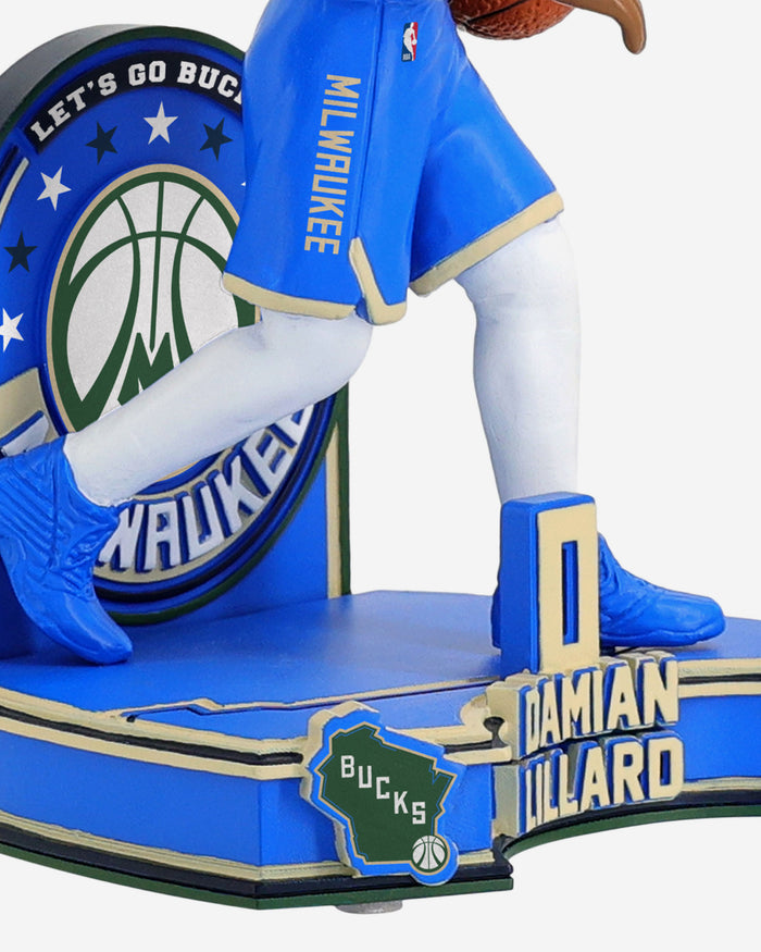 Damian Lillard Milwaukee Bucks 2025 City Jersey Bobblehead FOCO - FOCO.com