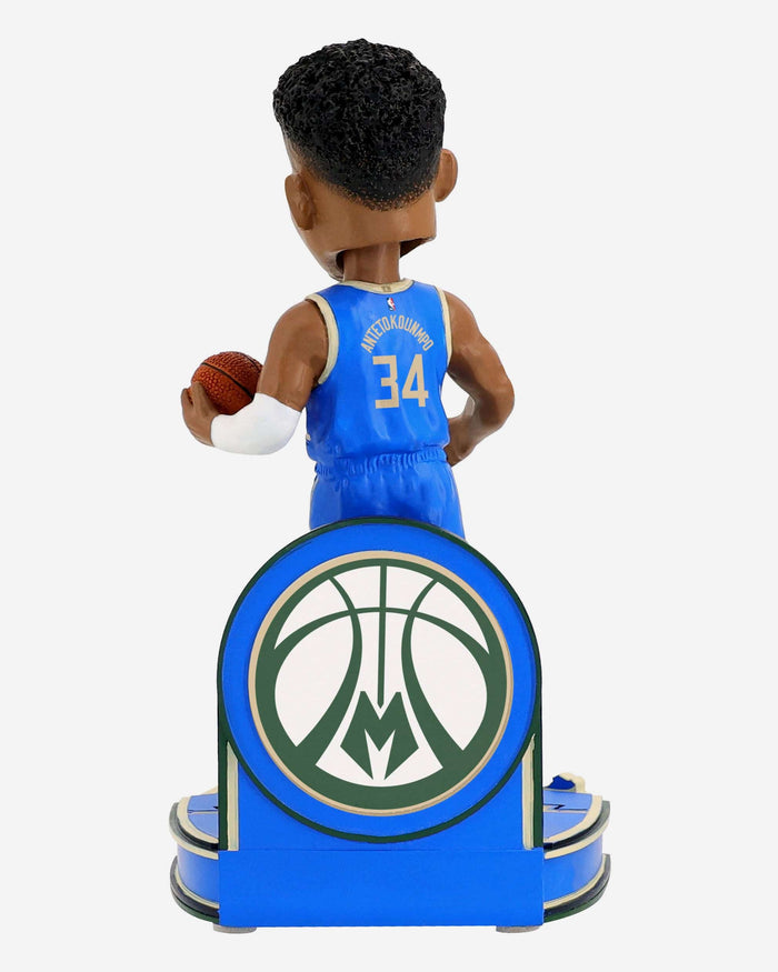 Giannis Antetokounmpo Milwaukee Bucks 2025 City Jersey Bobblehead FOCO - FOCO.com