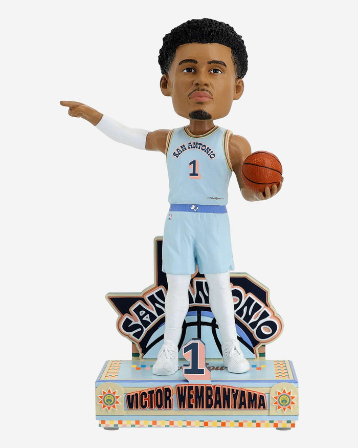 Victor Wembanyama San Antonio Spurs 2025 City Jersey Bobblehead FOCO - FOCO.com