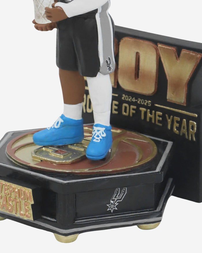 Stephon Castle San Antonio Spurs Rookie of the Year Mini Bobblehead FOCO - FOCO.com