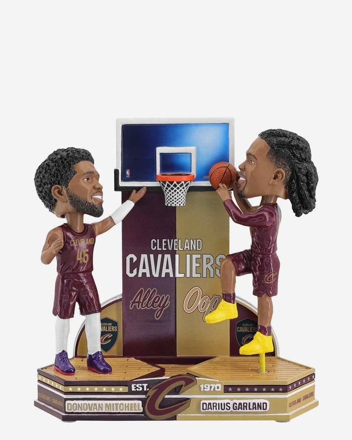 Donovan Mitchell & Darius Garland Cleveland Cavaliers Alley Oop Bobblehead FOCO - FOCO.com