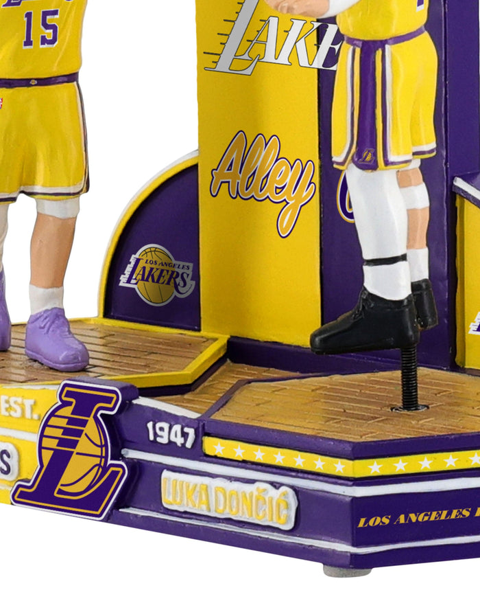 Luka Doncic & Austin Reeves Los Angeles Lakers Alley Oop Bobblehead FOCO - FOCO.com