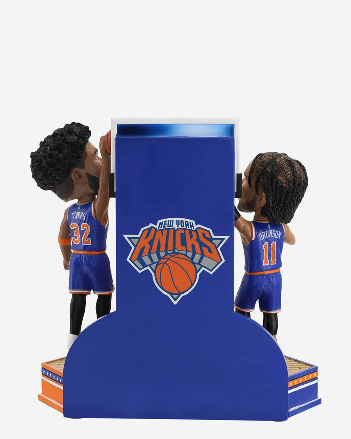 Jalen Brunson & Karl-Anthony Towns New York Knicks Alley Oop Bobblehead FOCO - FOCO.com