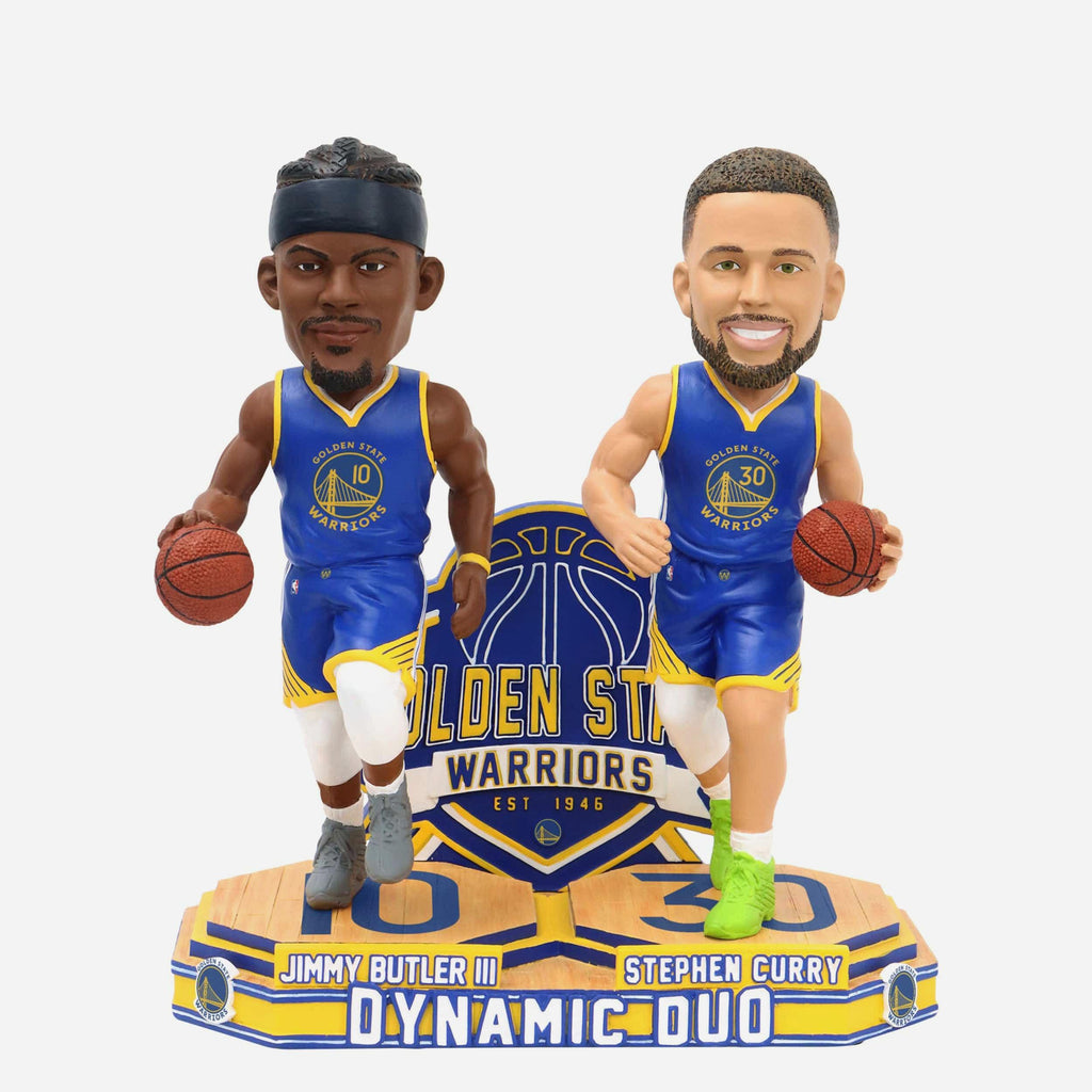 Steph Curry & Jimmy Butler Golden State Warriors Bobblemate Dual Bobblehead FOCO - FOCO.com