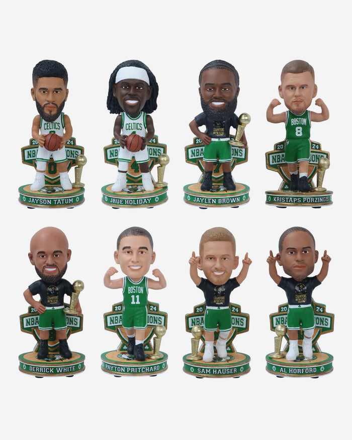 Boston Celtics 2024 NBA Champions Mini Bobblehead Boxed Set FOCO - FOCO.com