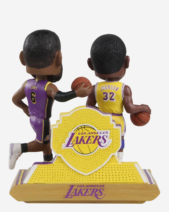 Magic Johnson & LeBron James Los Angeles Lakers Then and Now Bobblehead FOCO - FOCO.com