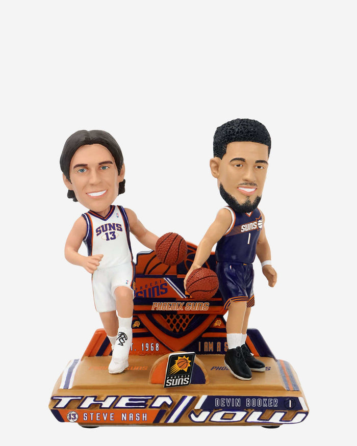 Steve Nash & Devin Booker Phoenix Suns Then and Now Bobblehead FOCO - FOCO.com