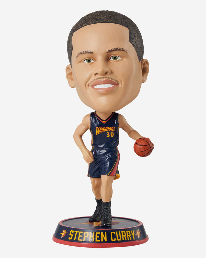 Steph Curry Golden State Warriors Retro Jersey Variant Bighead Bobblehead FOCO - FOCO.com