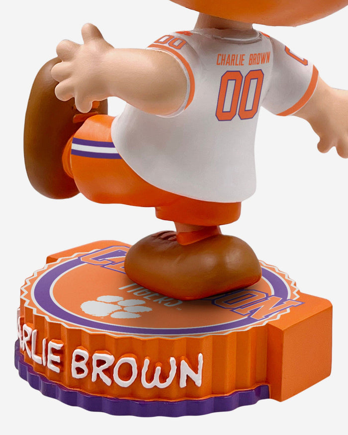 Clemson Tigers Charlie Brown Peanuts Bighead Bobblehead FOCO - FOCO.com