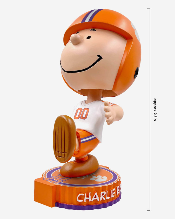 Clemson Tigers Charlie Brown Peanuts Bighead Bobblehead FOCO - FOCO.com