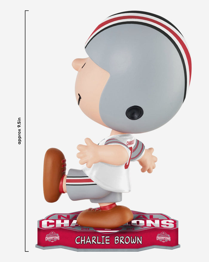 Ohio State Buckeyes 2024 Football National Champions Charlie Brown Peanuts Bighead Bobblehead FOCO - FOCO.com