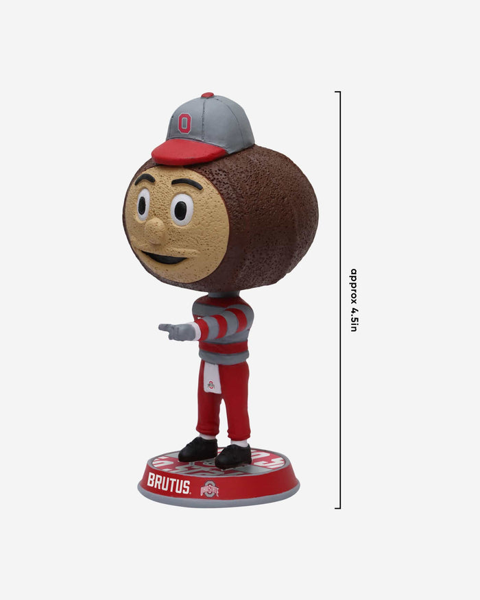 Brutus Buckeye Ohio State Buckeyes Mascot Mini Bighead Bobblehead FOCO - FOCO.com