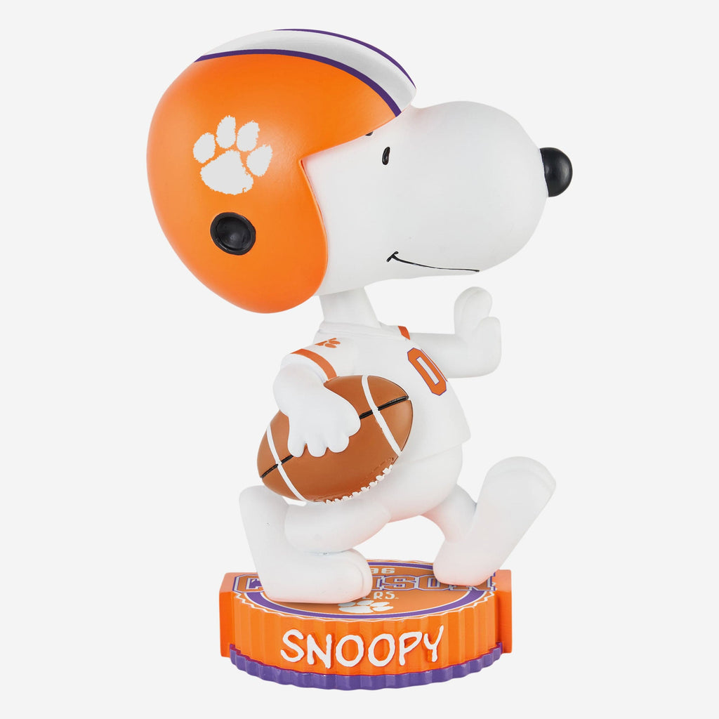 Clemson Tigers Snoopy Peanuts Bighead Bobblehead FOCO - FOCO.com