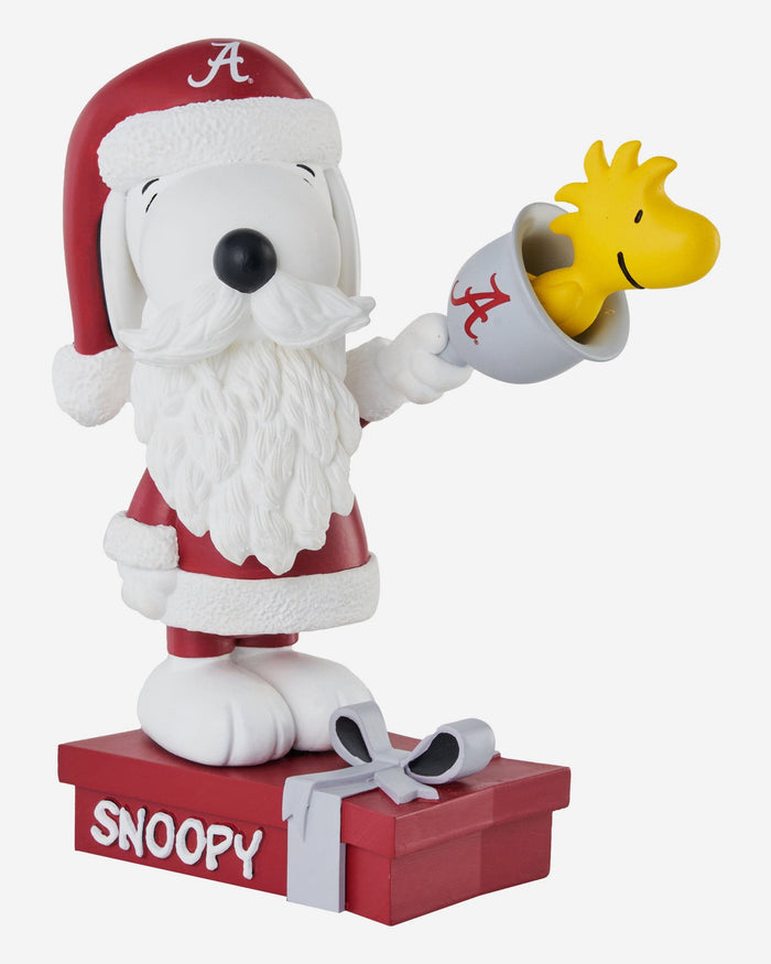 Alabama Crimson Tide Snoopy & Woodstock Peanuts Christmas Special Bobblehead FOCO - FOCO.com
