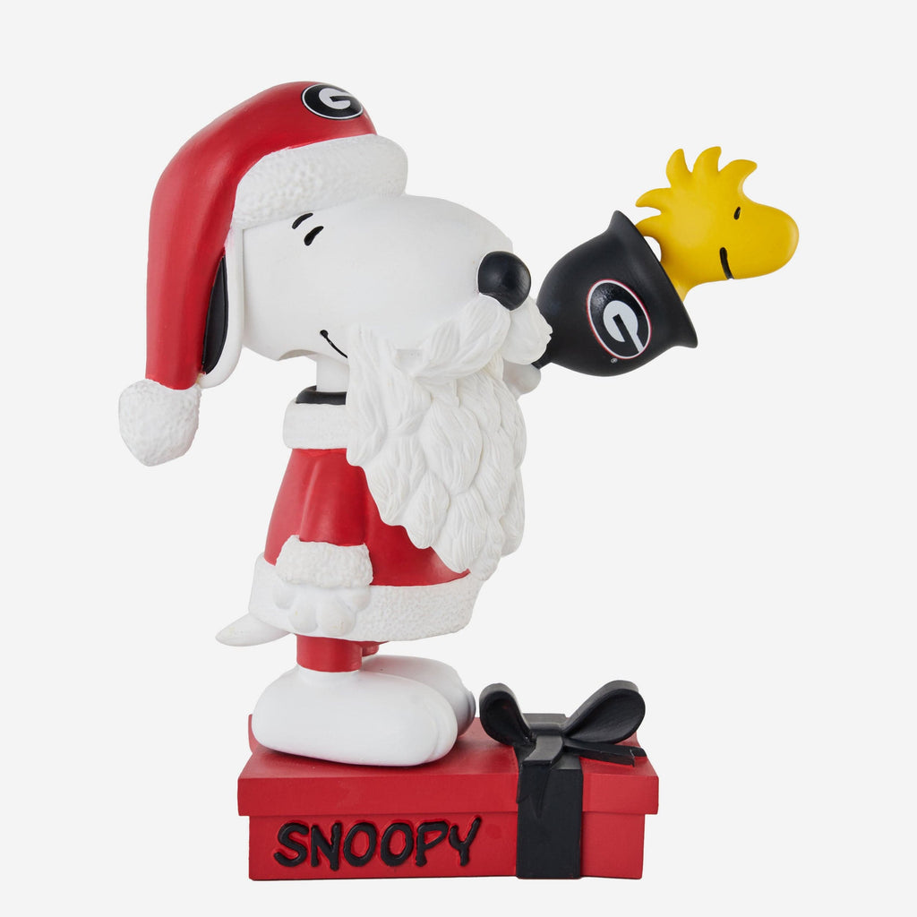 Georgia Bulldogs Snoopy & Woodstock Peanuts Christmas Special Bobblehead FOCO - FOCO.com