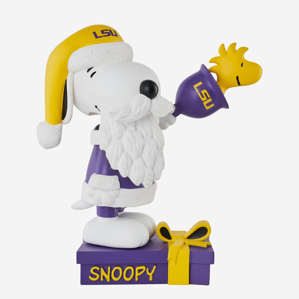 LSU Tigers Snoopy & Woodstock Peanuts Christmas Special Bobblehead FOCO - FOCO.com