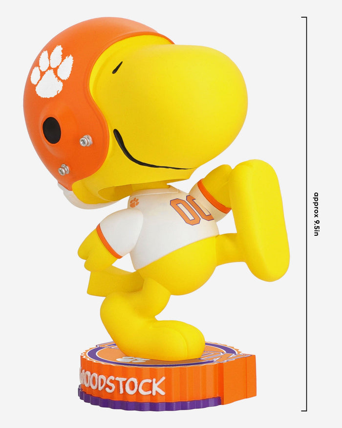 Clemson Tigers Woodstock Peanuts Bighead Bobblehead FOCO - FOCO.com