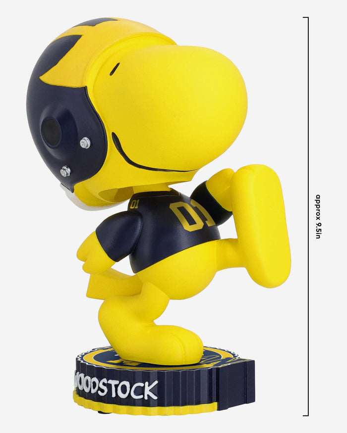 Michigan Wolverines Woodstock Peanuts Bighead Bobblehead FOCO - FOCO.com