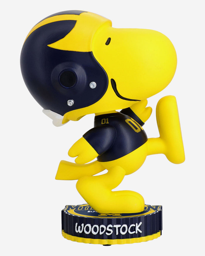 Michigan Wolverines Woodstock Peanuts Bighead Bobblehead FOCO - FOCO.com