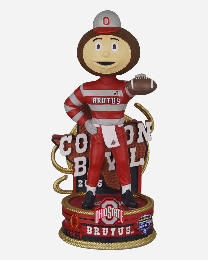 Ohio State Buckeyes Cotton Bowl Winner Mascot Bobblehead FOCO - FOCO.com