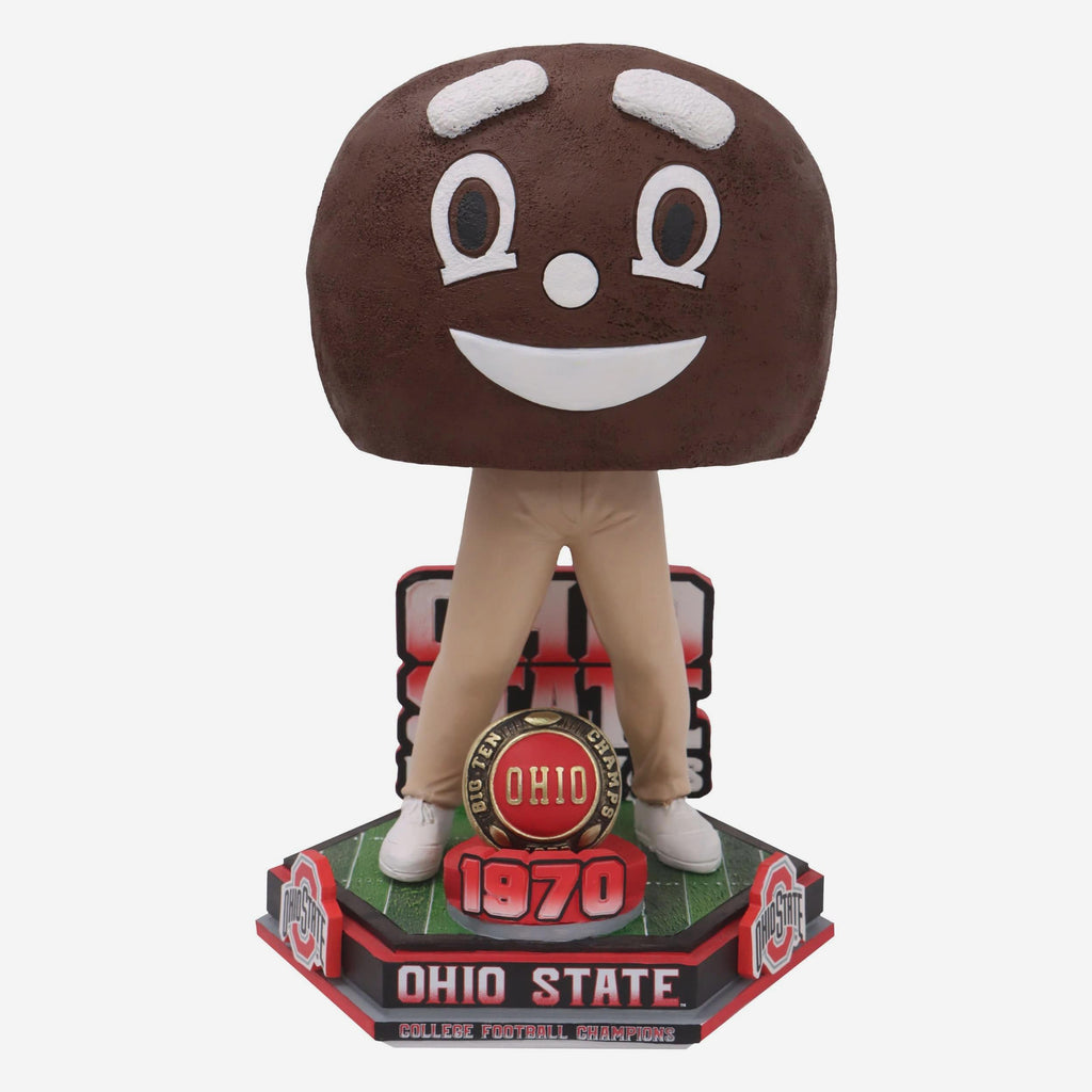 Brutus Buckeye Ohio State Football National Champions 1970 Decades Of Excellence Bobblehead FOCO - FOCO.com