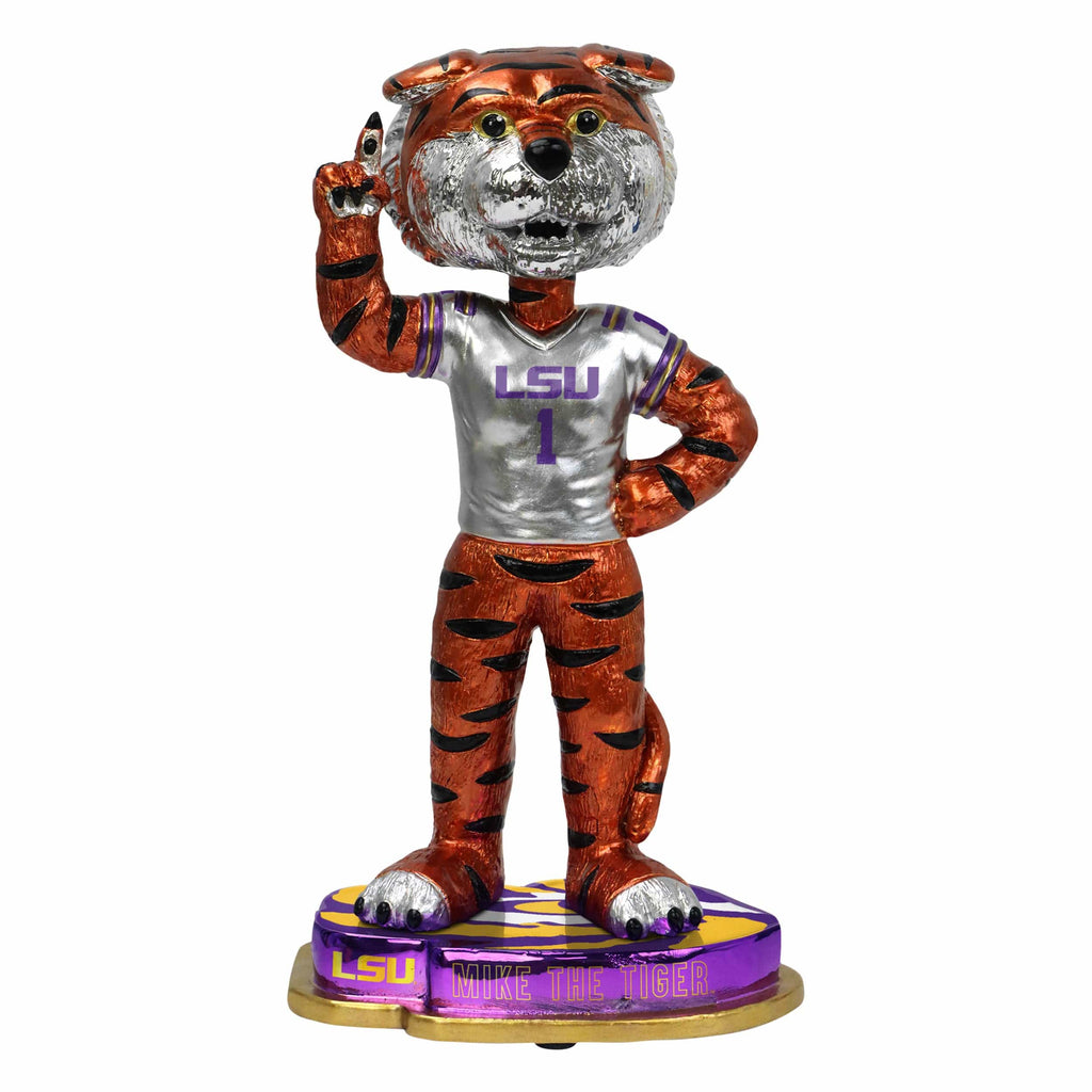 Mike the Tiger LSU Tigers Electroplated Edition Bobblehead FOCO - FOCO.com
