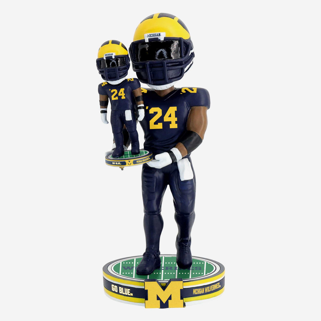 Michigan Wolverines Bobble Dubblz Bobblehead FOCO - FOCO.com