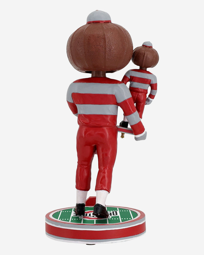 Brutus Buckeye Ohio State Buckeyes Bobble Dubblz Mascot Bobblehead FOCO - FOCO.com