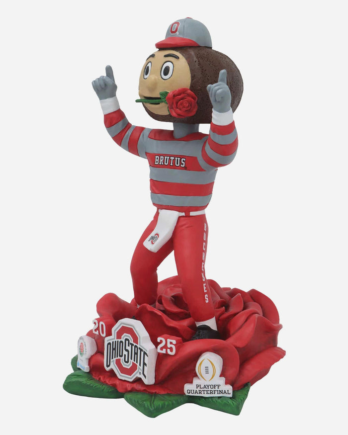 Brutus Buckeye Ohio State Buckeyes Rose Bowl Winner Mascot Bobblehead FOCO - FOCO.com
