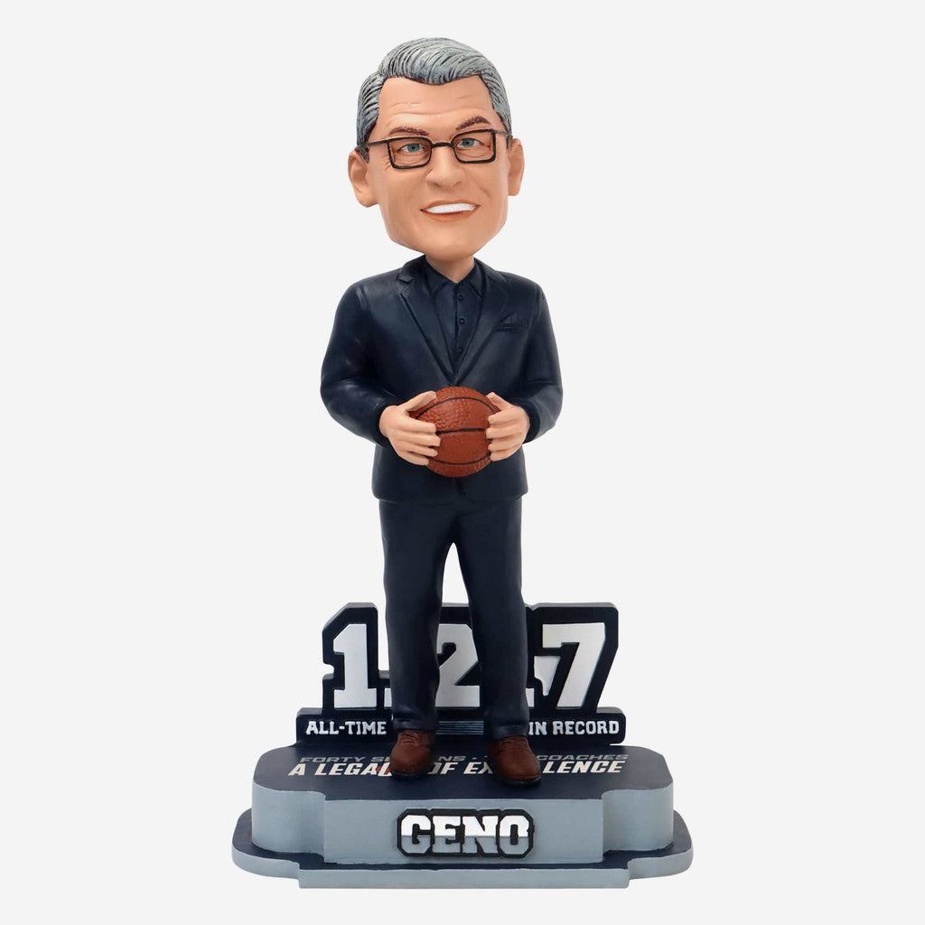 Geno Auriemma UConn Huskies All-Time Win Record Bobblehead FOCO - FOCO.com