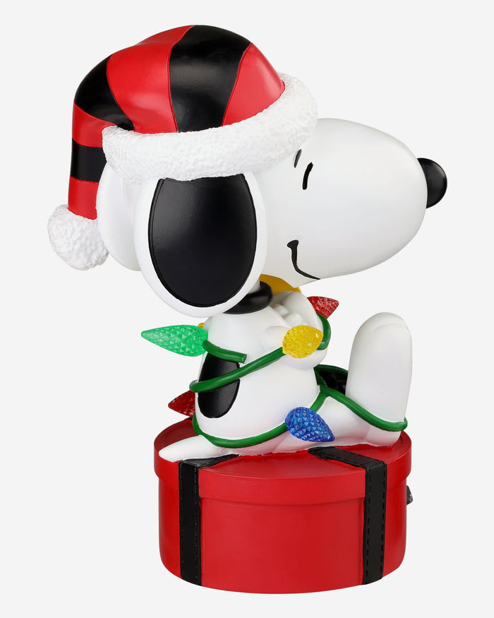 Georgia Bulldogs Snoopy & Woodstock Peanuts Christmas Light Up Bobblehead FOCO - FOCO.com