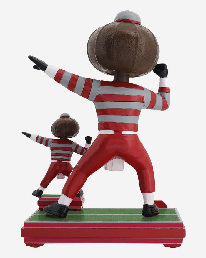 Brutus Buckeye Ohio State Buckeyes Magnetized Magnetized Bobble Dubblz Mascot Bobblehead