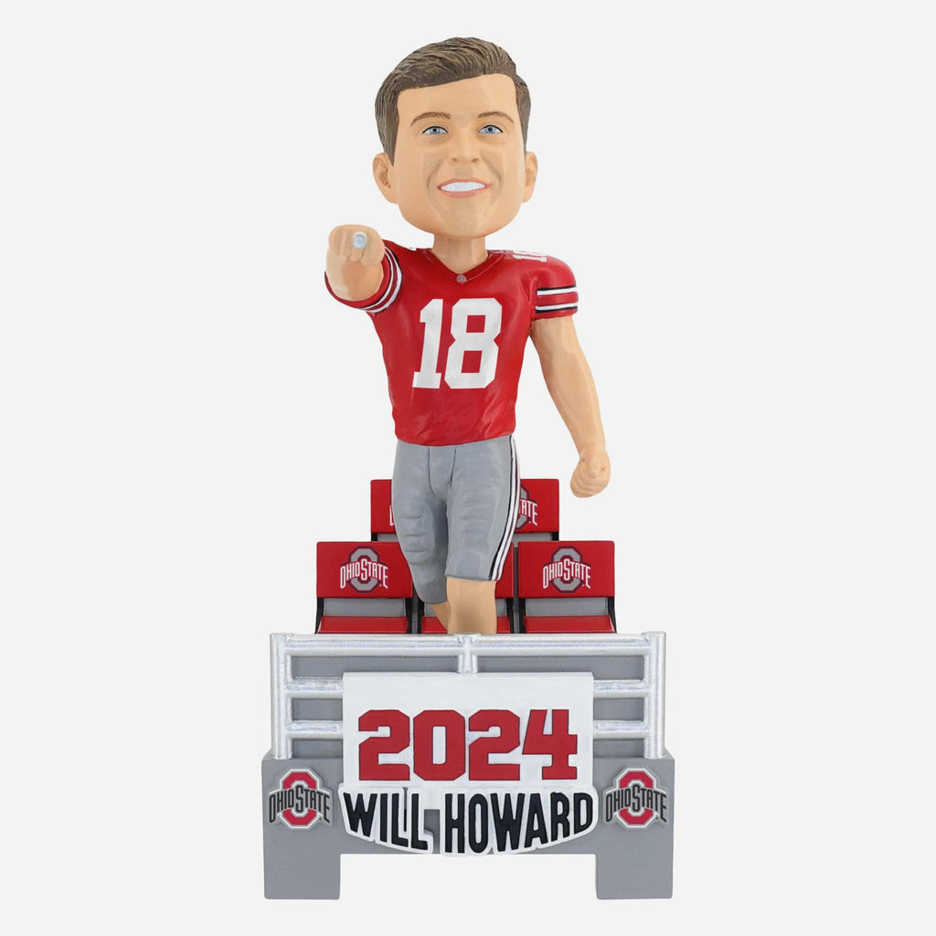 Will Howard Ohio State Buckeyes 2024 Banner Bobblehead FOCO - FOCO.com