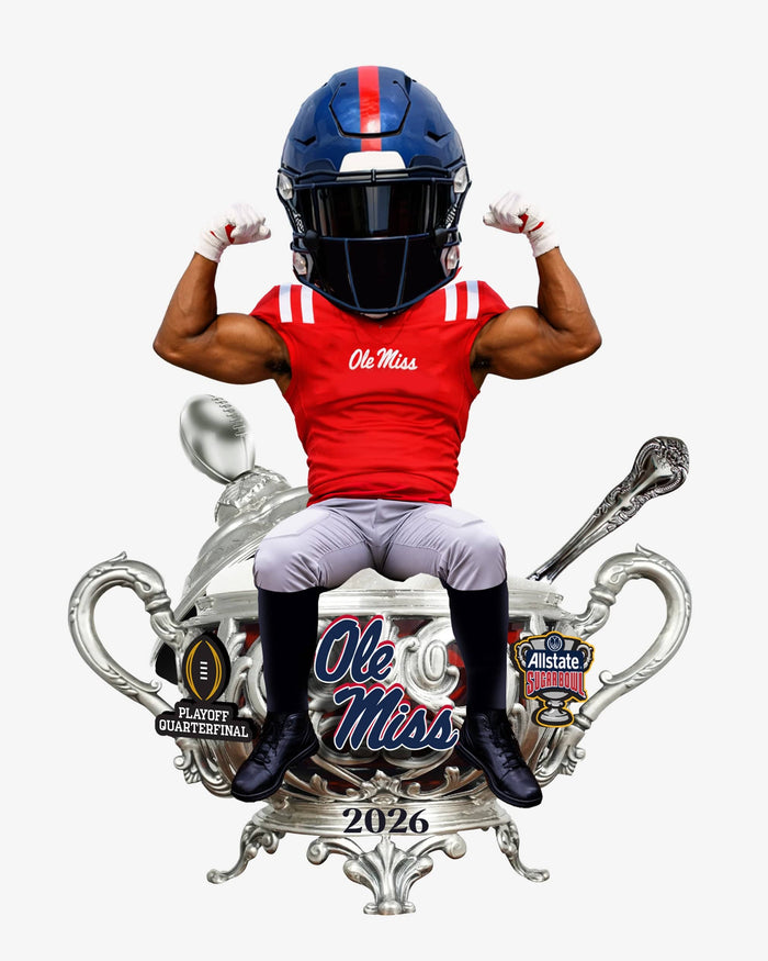 Ole Miss Rebels Sugar Bowl Winners Bobblehead FOCO - FOCO.com