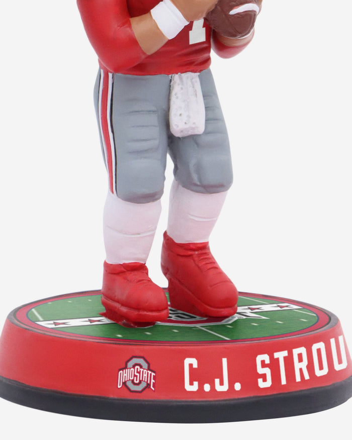 CJ Stroud Ohio State Buckeyes Field Stripe Mini Bighead Bobblehead FOCO - FOCO.com