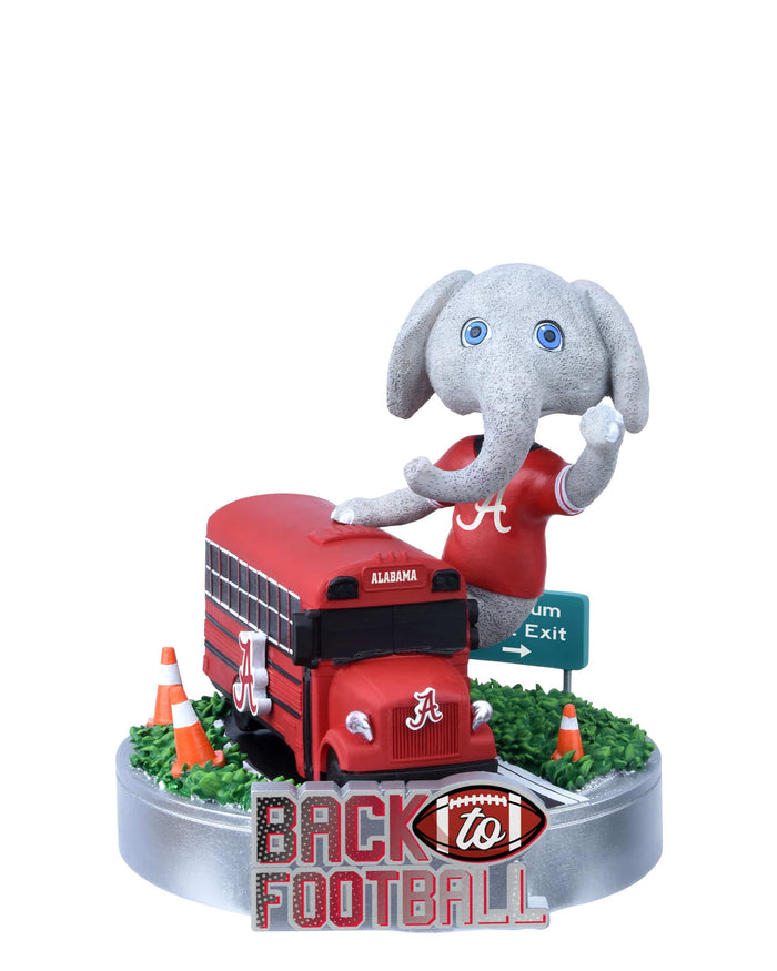 Big Al Alabama Crimson Tide Back to Football Bus Mascot Mini Bobblehead