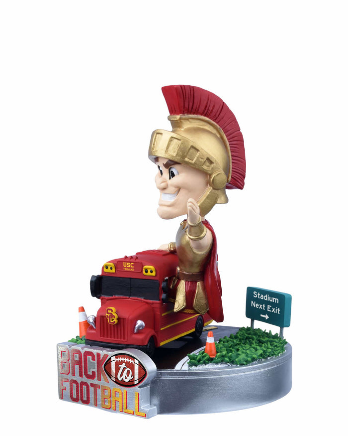 Tommy Trojan USC Trojans Back to Football Bus Mascot Mini Bobblehead