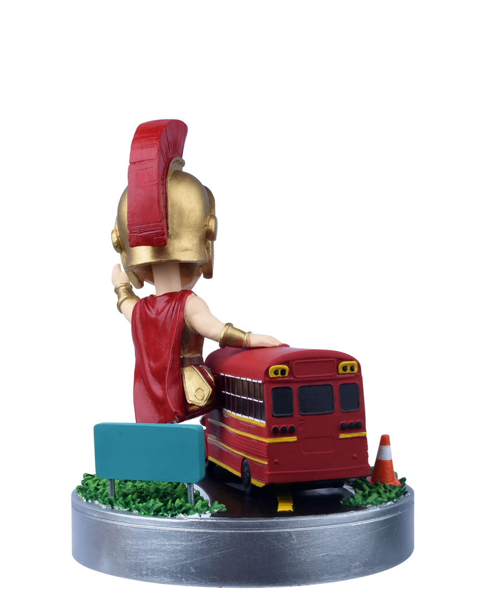 Tommy Trojan USC Trojans Back to Football Bus Mascot Mini Bobblehead