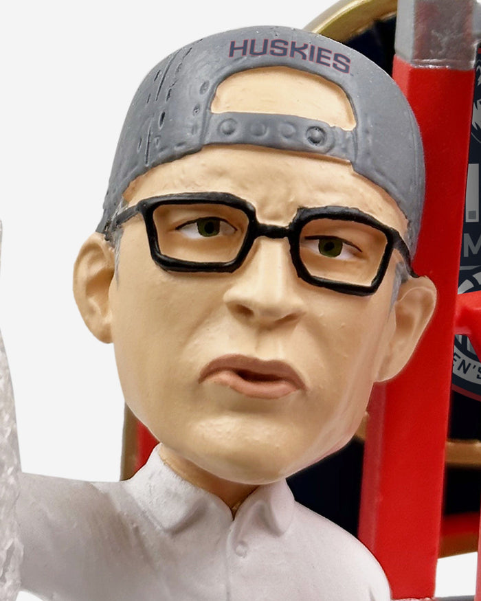 Danny Hurley UConn Huskies 2023 NCAA Men's Basketball National Champions Cutting the Net Mini Bobblehead Scene FOCO - FOCO.com