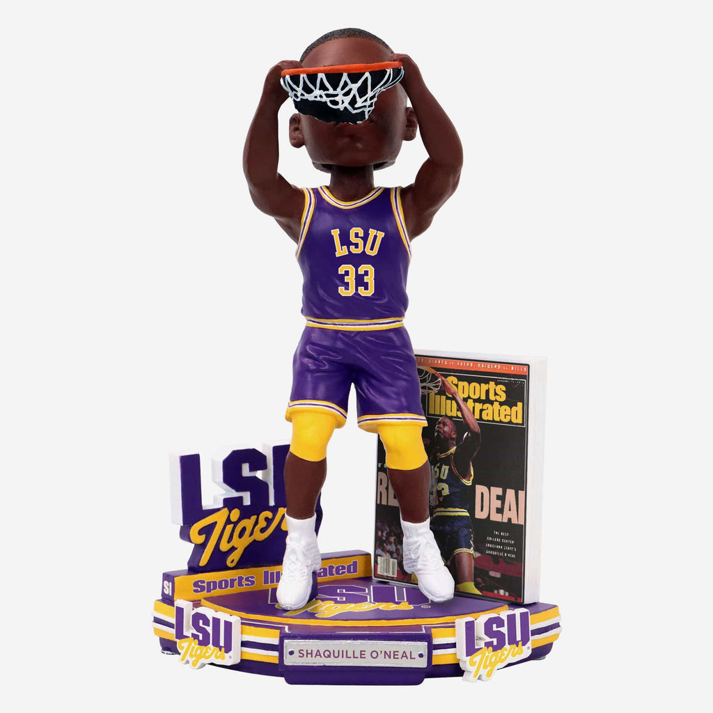 Shaquille O'Neal LSU Tigers The Real Deal Sports Illustrated Cover Bobblehead FOCO - FOCO.com