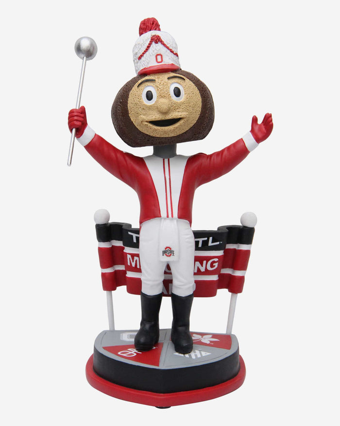 Brutus Buckeye Ohio State Buckeyes Marching Band Mascot Bobblehead FOCO - FOCO.com