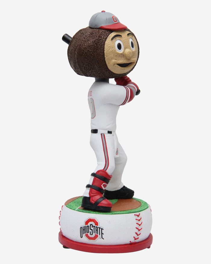 Brutus Buckeye Ohio State Buckeyes Baseball Mascot Bobblehead FOCO - FOCO.com