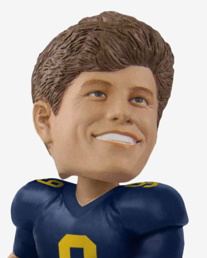 JJ McCarthy Michigan Wolverines Fight Song Student Athlete Bobblehead FOCO - FOCO.com