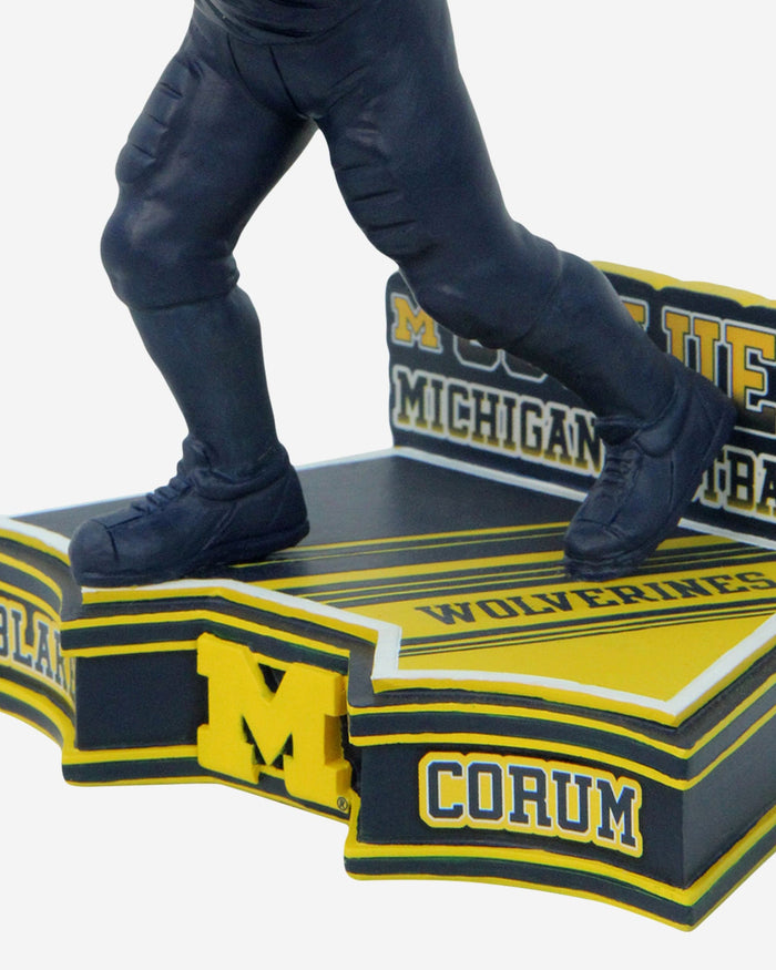 Blake Corum Michigan Wolverines 2023 Football Blue Uniform Student Athlete Bobblehead FOCO - FOCO.com