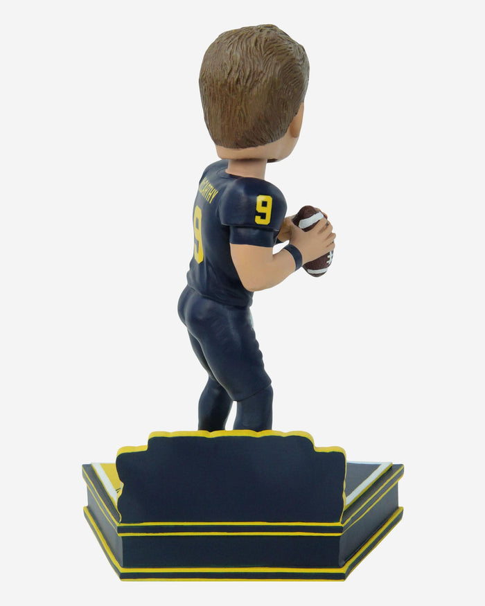 JJ McCarthy Michigan Wolverines 2023 Football Blue Uniform Student Athlete Bobblehead FOCO - FOCO.com