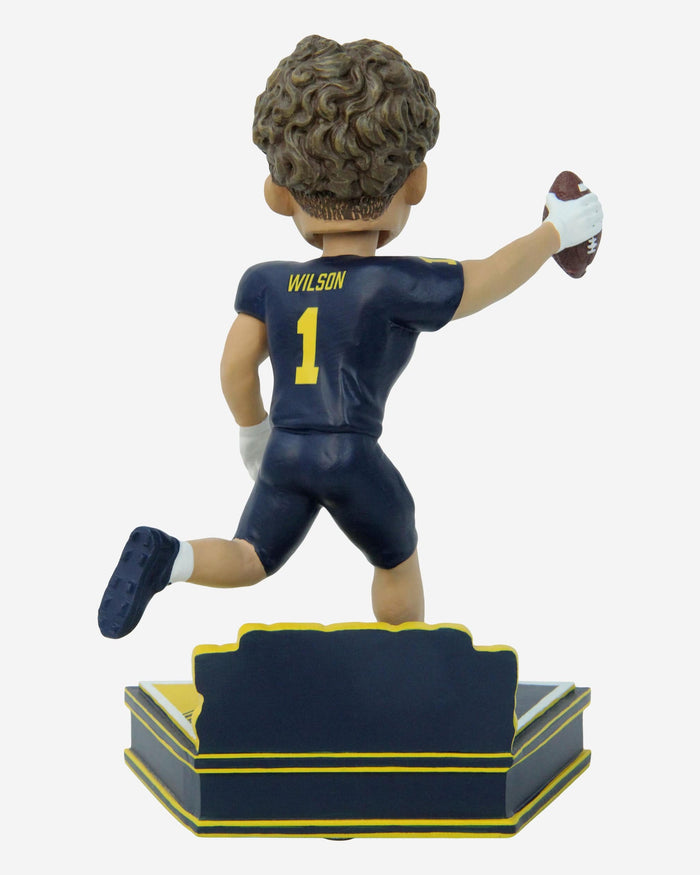 Roman Wilson Michigan Wolverines 2023 Football Blue Uniform Student Athlete Bobblehead FOCO - FOCO.com