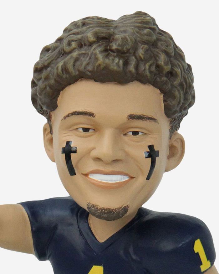 Roman Wilson Michigan Wolverines 2023 Football Blue Uniform Student Athlete Bobblehead FOCO - FOCO.com