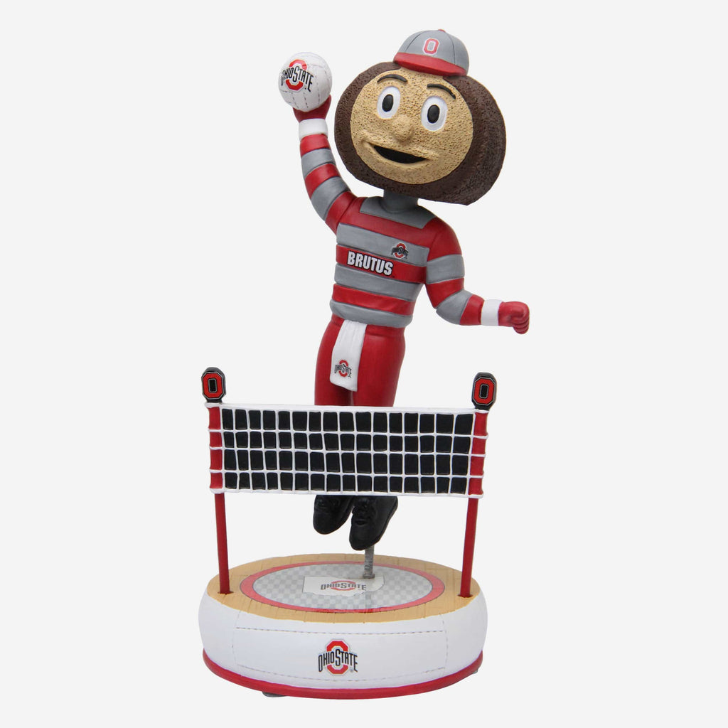 Brutus Buckeye Ohio State Buckeyes Volleyball Mascot Bobblehead FOCO - FOCO.com